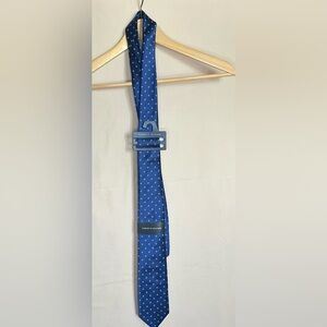 Tommy Hilfiger Navy Dot Pattern Tie